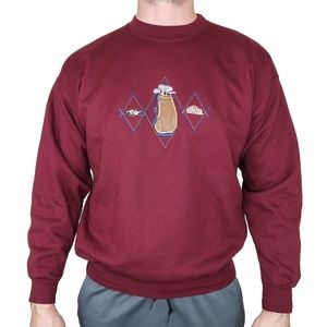 Vintage 90s MCCC Sport Golf Embroidered Sweatshirt